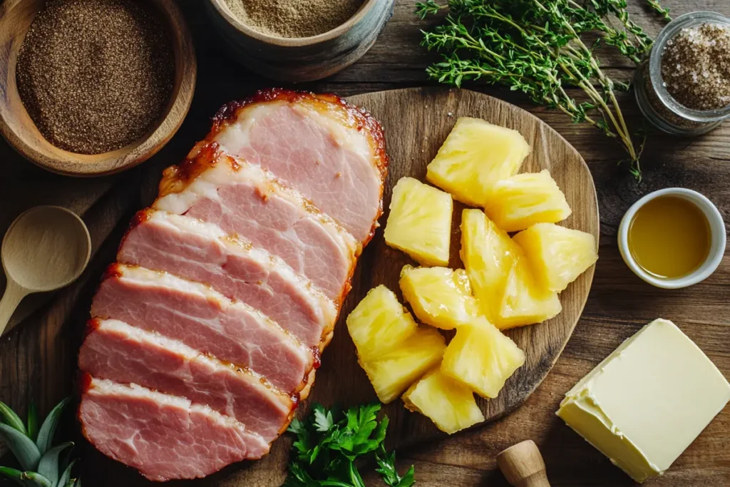 Pineapple ham glaze ingredients
