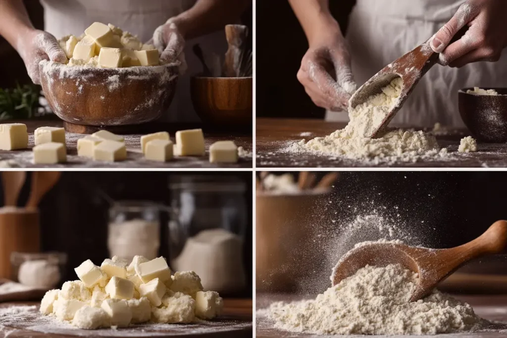 Red Lobster Biscuits dough process