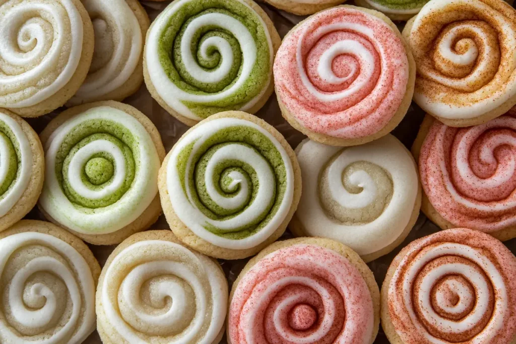 Pinwheel cookies flavor variations