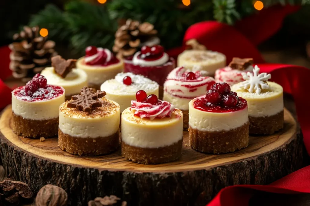 Holiday flavor variations for cheesecake