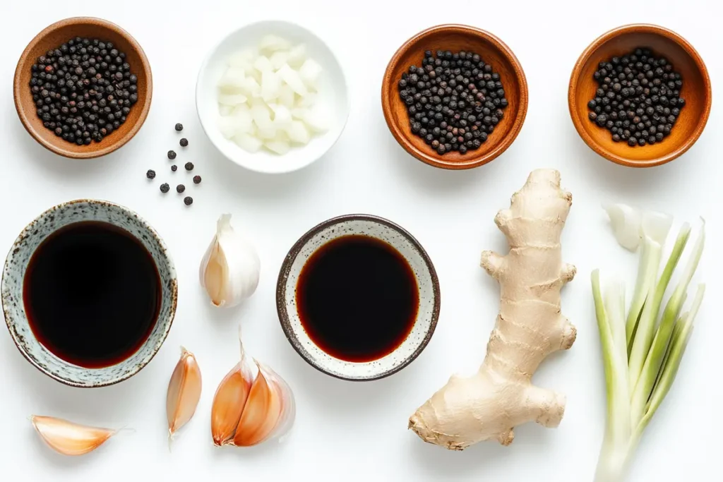 Chinese black pepper sauce ingredients