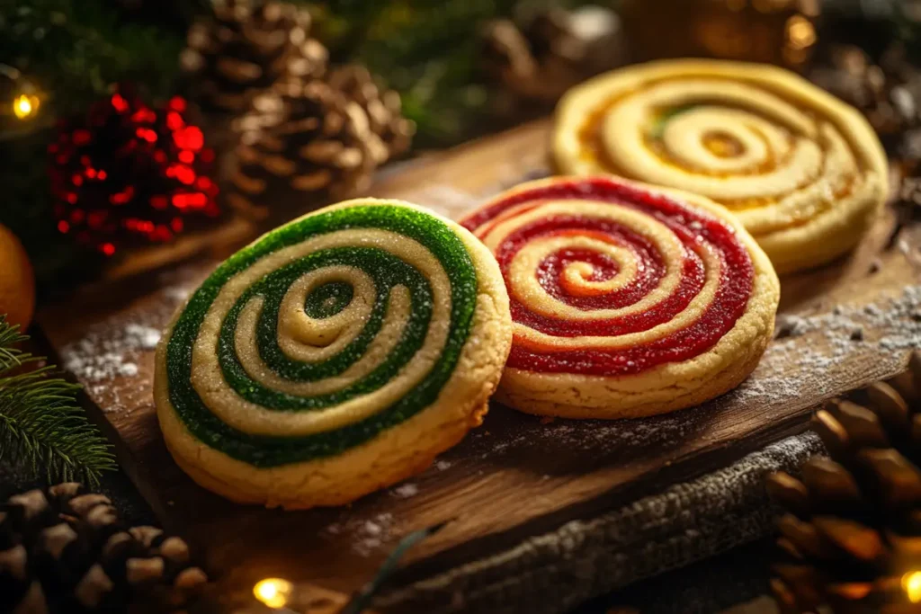 Pinwheel cookies variations