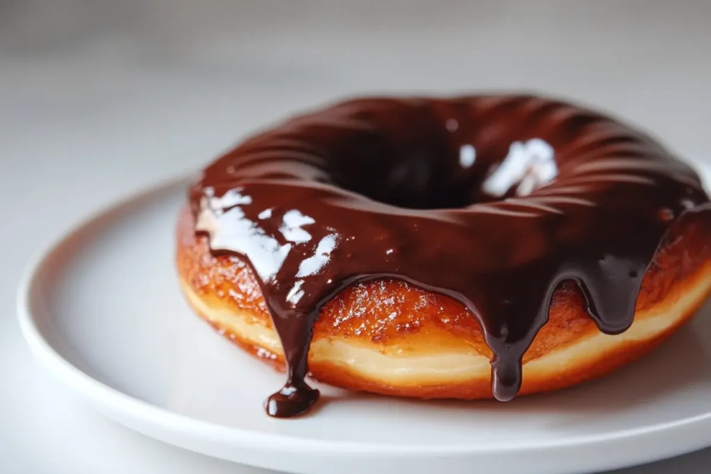 chocolate frosted donut